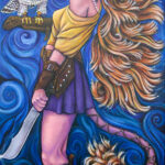 Dawn's Companion 16x24 Acrylic on canvas �850 Inspired by strong women